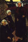 Maurice Denis Breton Women oil on canvas